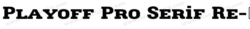 Playoff Pro Serif Re字体转换